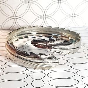 Adjustable Silver Bangle Bracelet